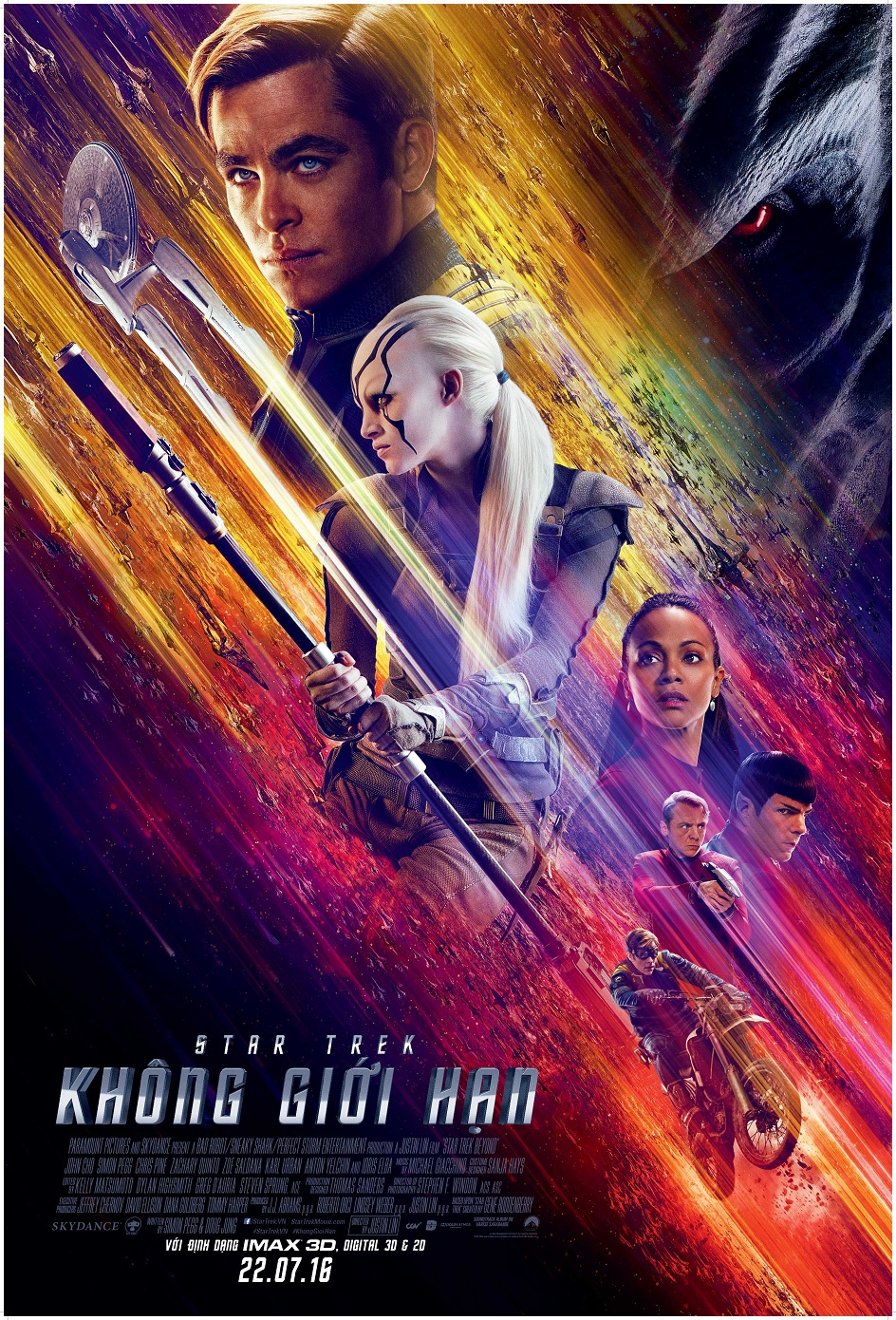 Poster phim Star Trek Không Giới Hạn.