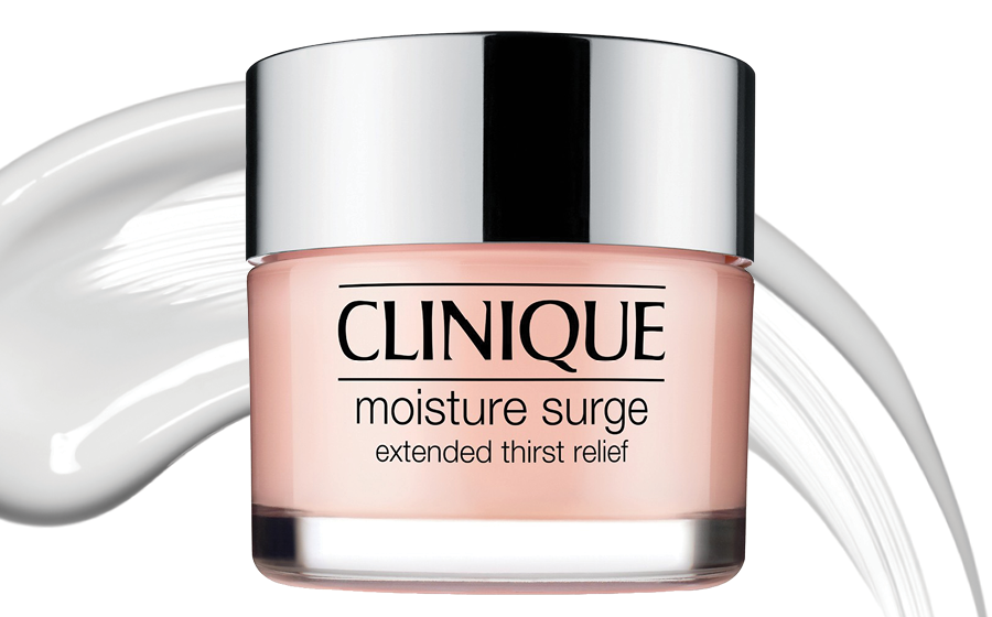 Clinique Moisture Surge™ Extended Thirst Relief: ngay lập tức cấp ẩm và giúp da căng mịn, mềm mại như lụa. Kết cấu dạng gel cream dịu mát, dễ dàng thẩm thấu và không gây nhờn dính.