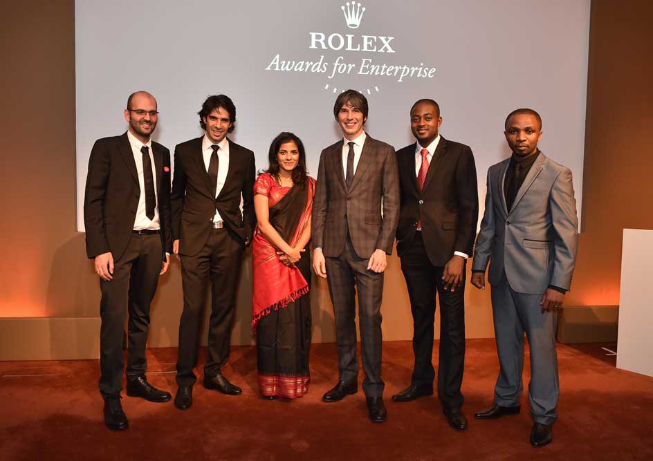 Lễ trao giải Rolex Awards năm 2014 tại The Royal Society, London.