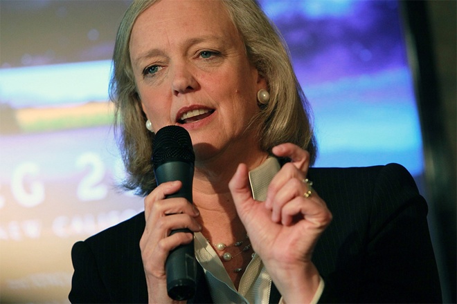 Meg Whitman là cái tên đã rất quen thuộc trong giới công nghệ bởi nữ tỷ phú này từng 10 năm là CEO của eBay, còn hiện nay bà giữ vị trí CEO tại HP. Năm 2010, bà từng tham gia tranh cử Thống đốc bang California và dù thất bại, bà vẫn được đánh giá là nữ doanh nhân tài ba và quyền lực của giới công nghệ.