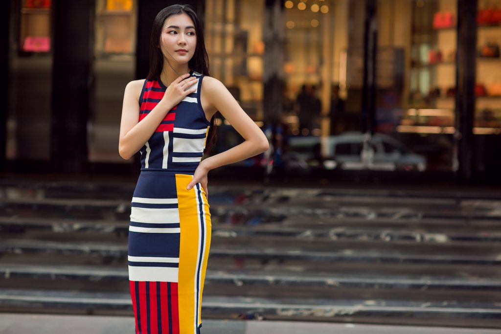 Tommy Hilfiger - Đầm nữ Women's Navy Blue Pointelle Stripe F&F Dress – ULA  Vietnam