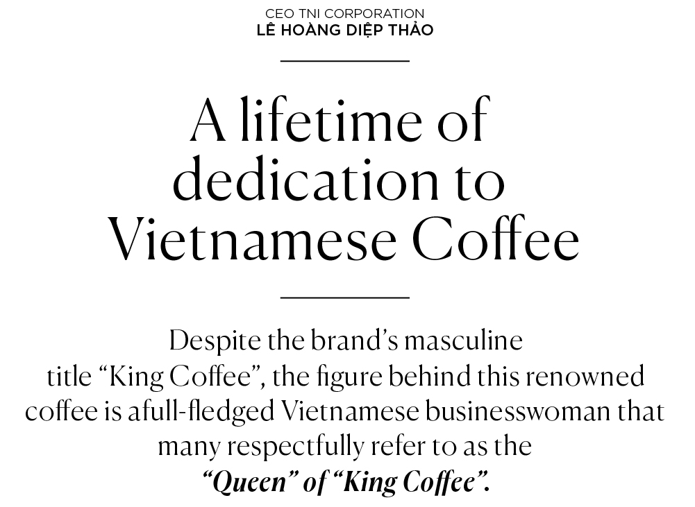 nữ doanh nhân Lê Hoàng Diệp Thảo Trung Nguyên King Coffee