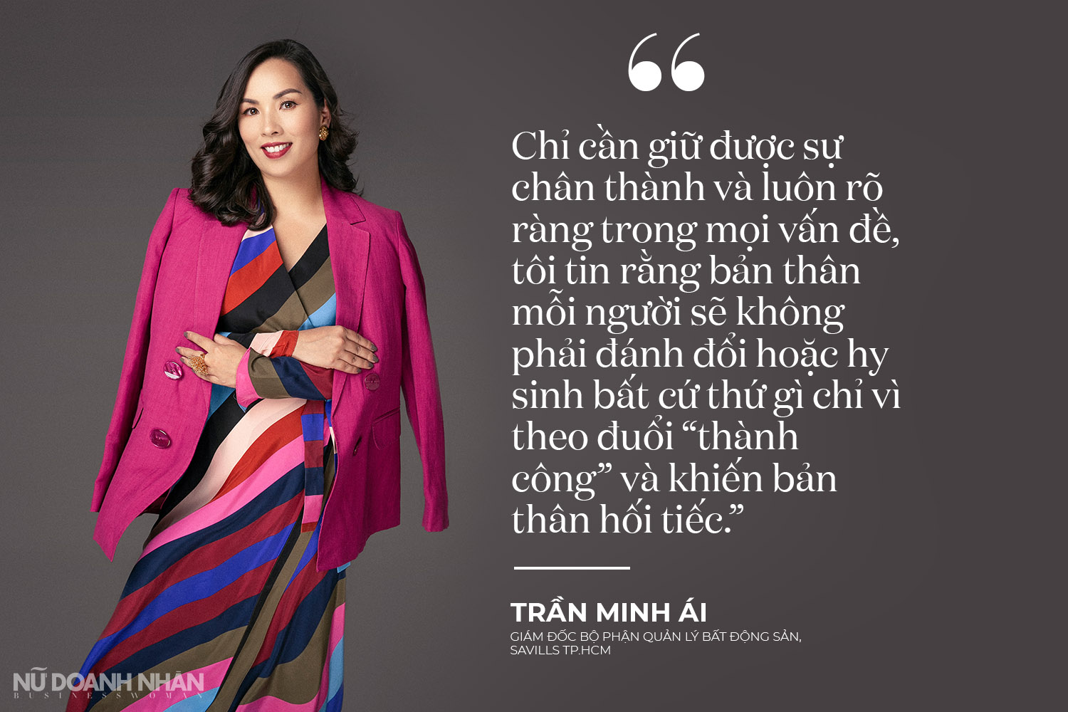 Phỏng vấn giám đốc Savills nữ doanh nhân Trần Minh Ái