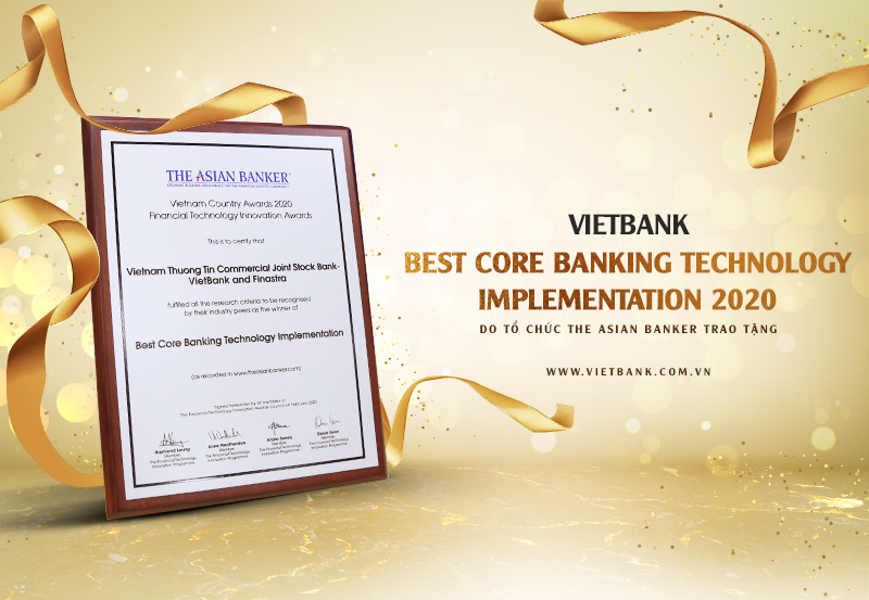 VietBank nhận giải thưởng ngân hàng lõi 2020