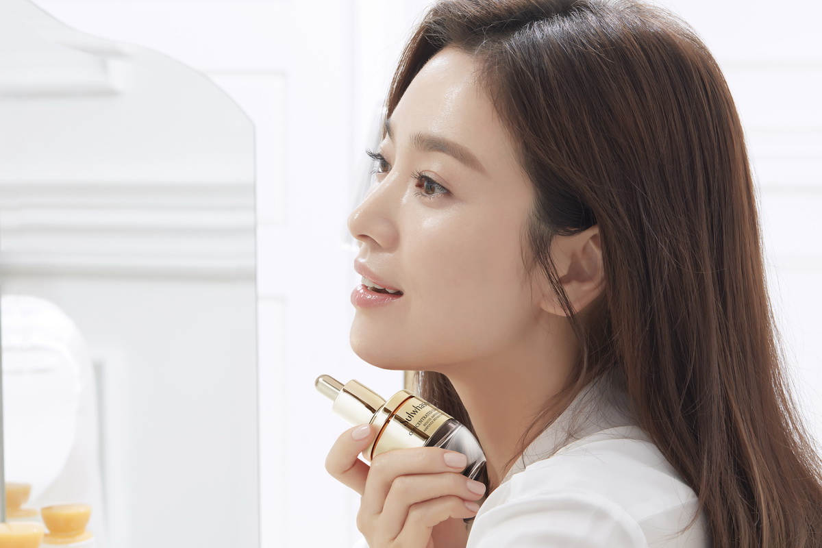 song hye kyo gợi ý tinh chất Sulwhasoo Concentrated Ginseng Rescue Ampoule