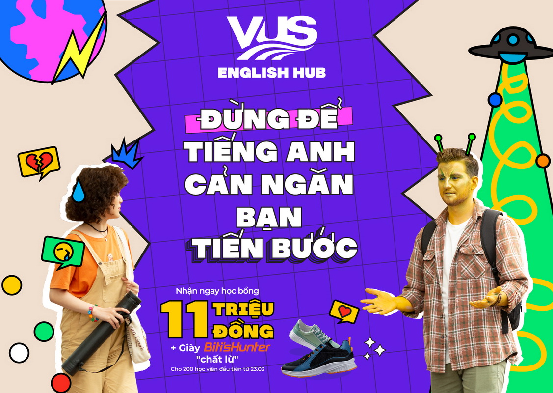 khóa học tiếng anh VUS English Hub cho Gen Z