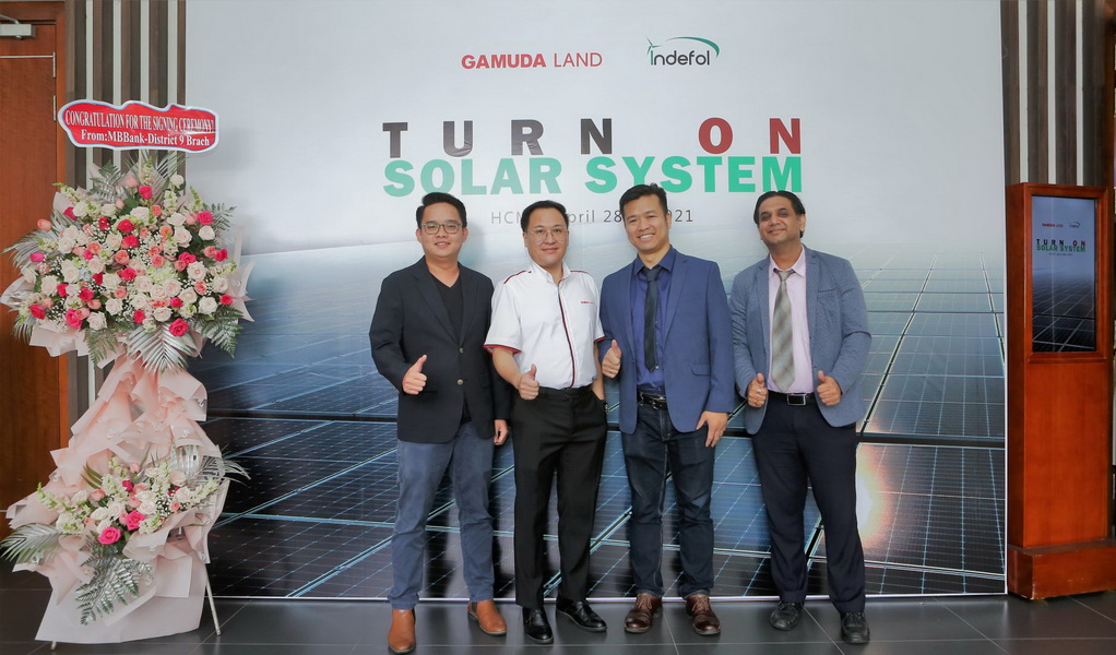 Gamuda Land ứng dụng năng lượng mặt trời vào khu đô thị Celadon City