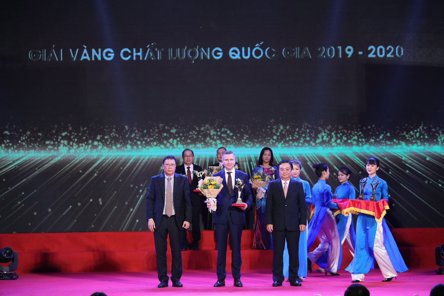 Nestlé Việt Nam nhận giải vàng chất lượng quốc gia
