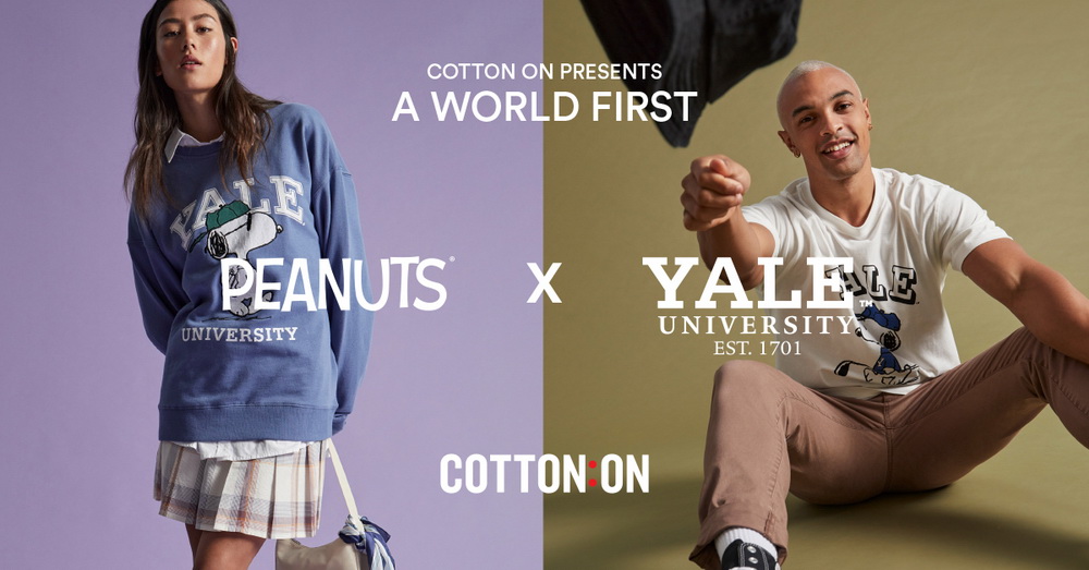 Cotton On ra mắt BST Peanuts x Yale và chú chó Snoopy