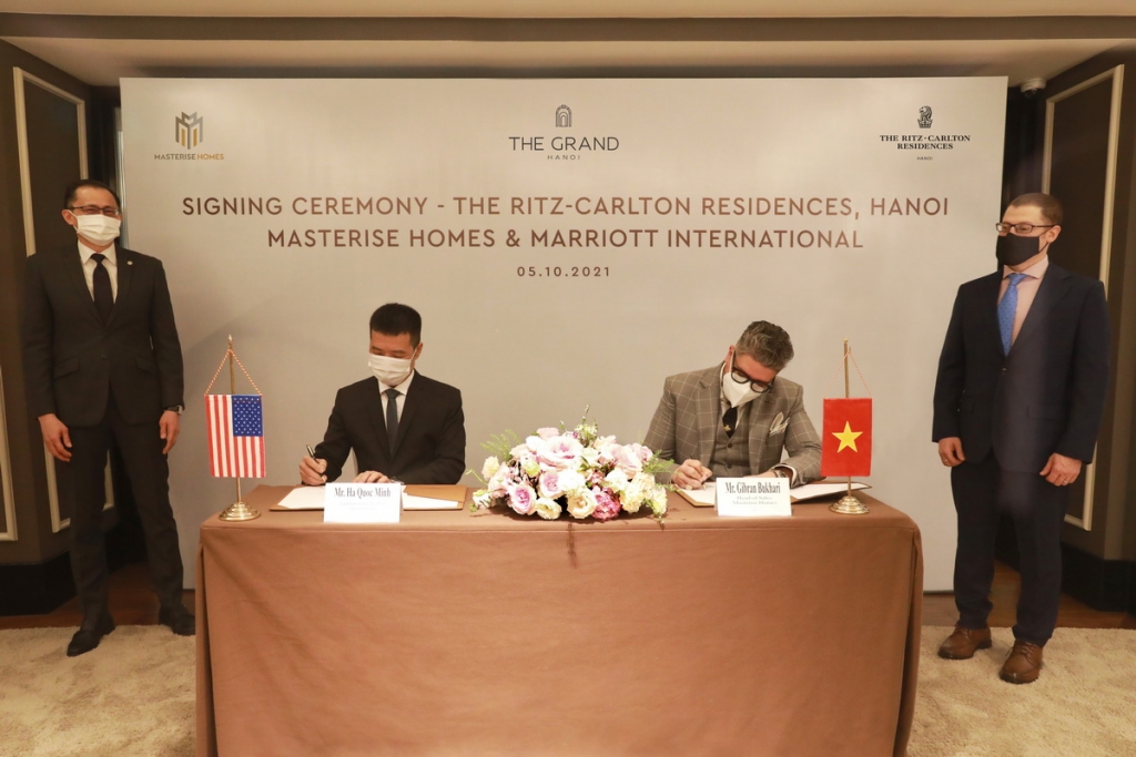 Marriott International và Masterise Homes ra mắt dự án căn hộ hàng hiệu Ritz-Carlton Hà Nội