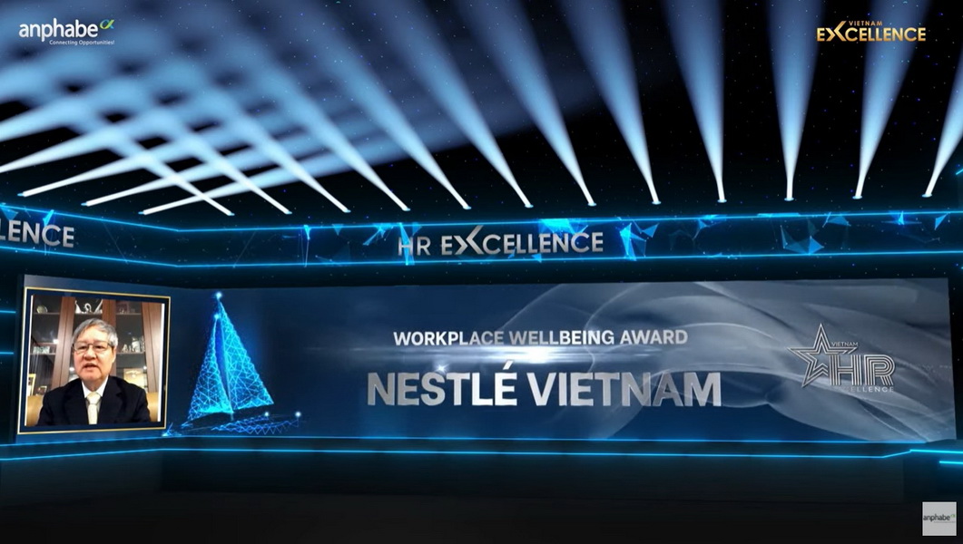 Nestlé Việt Nam được vinh danh Doanh nghiệp điển hình xuất sắc về An sinh tại môi trường làm việc năm 2021 trong chương trình Vietnam Excellence