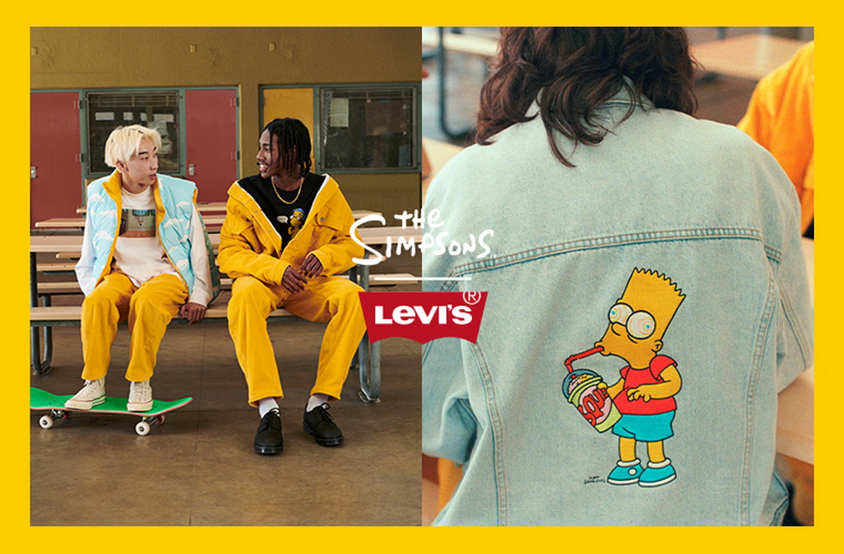 Levi's và The Simpsons khuấy động thời trang Xuân Hè 2022