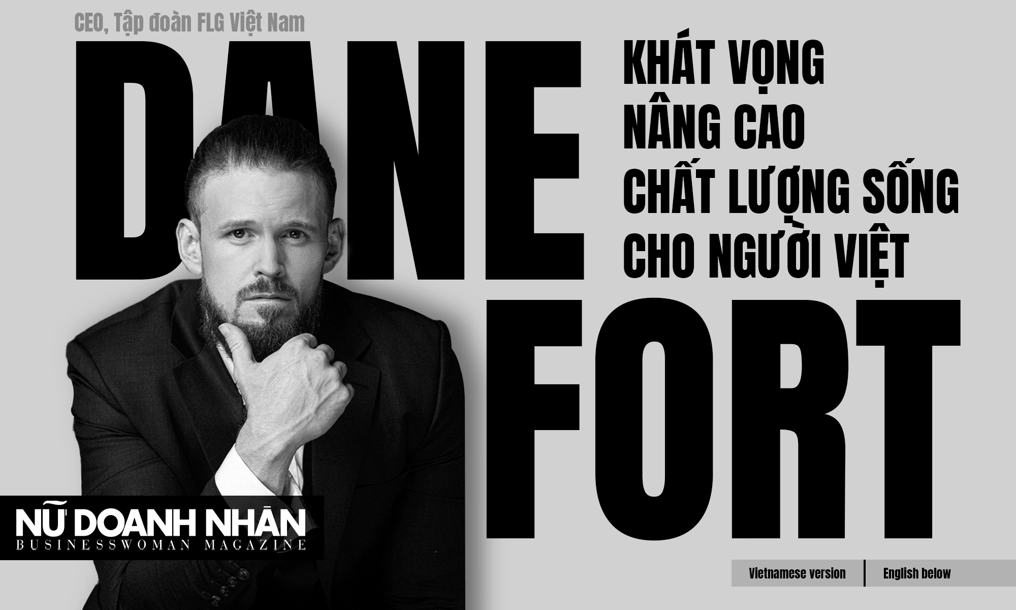 tạp chí nữ doanh nhân Phỏng vấn Dane Fort FLG Việt Nam  