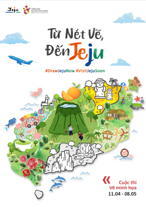 Phát động cuộc thi vẽ minh họa về du lịch đảo Jeju tại Việt Nam
