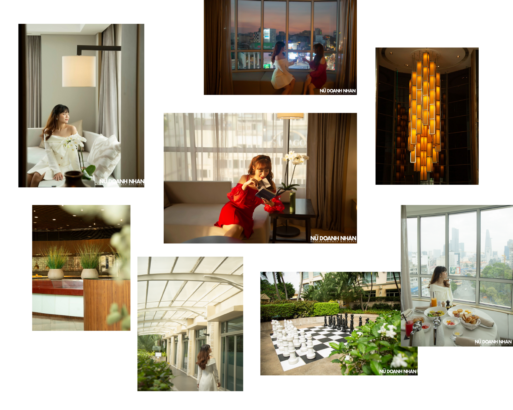 tạp chí nữ doanh nhân review trải nghiệm khách sạn New World Sài Gòn