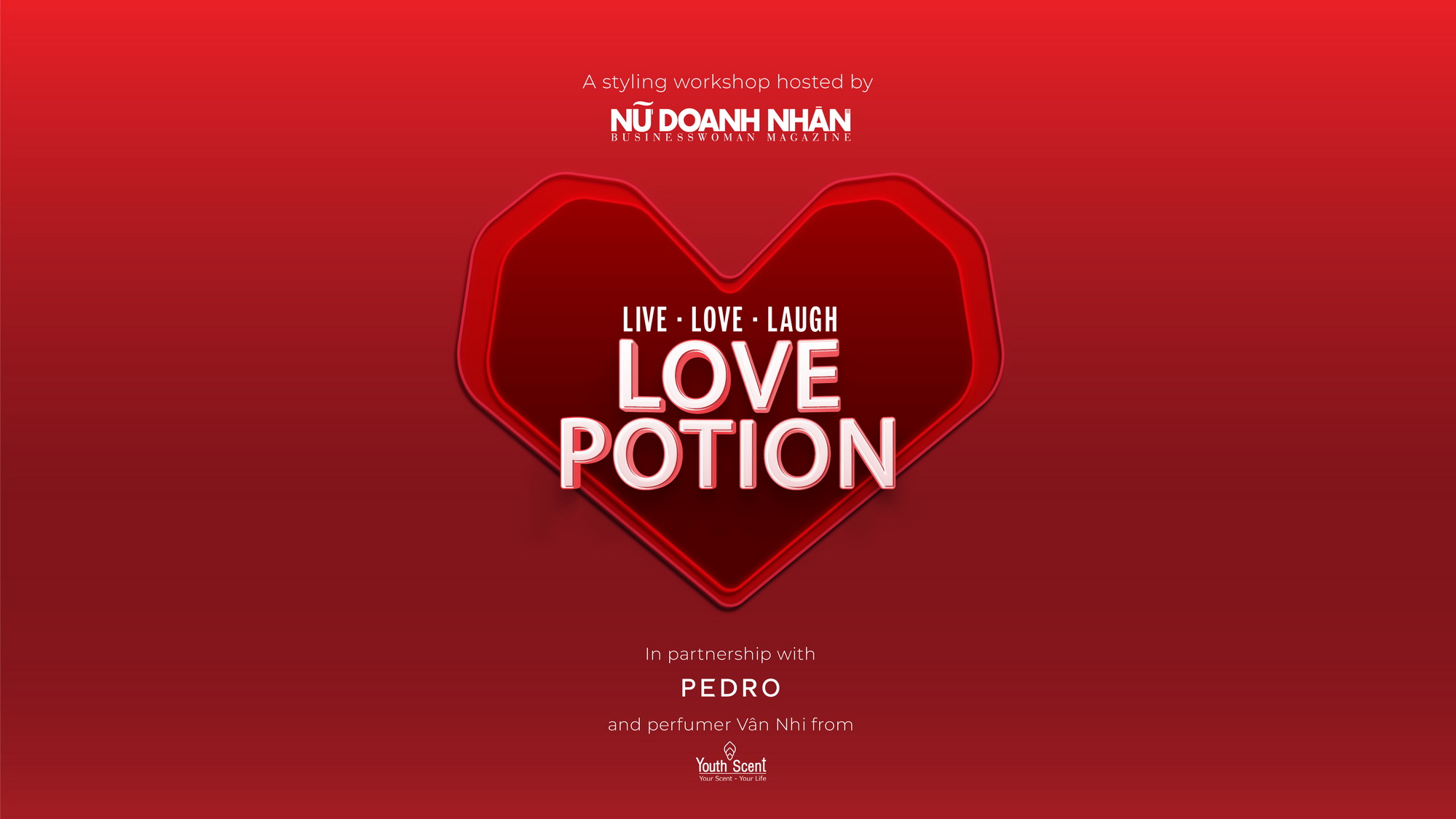 Love Potion - Workshop dành cho các cặp đôi mùa Valentine 2023