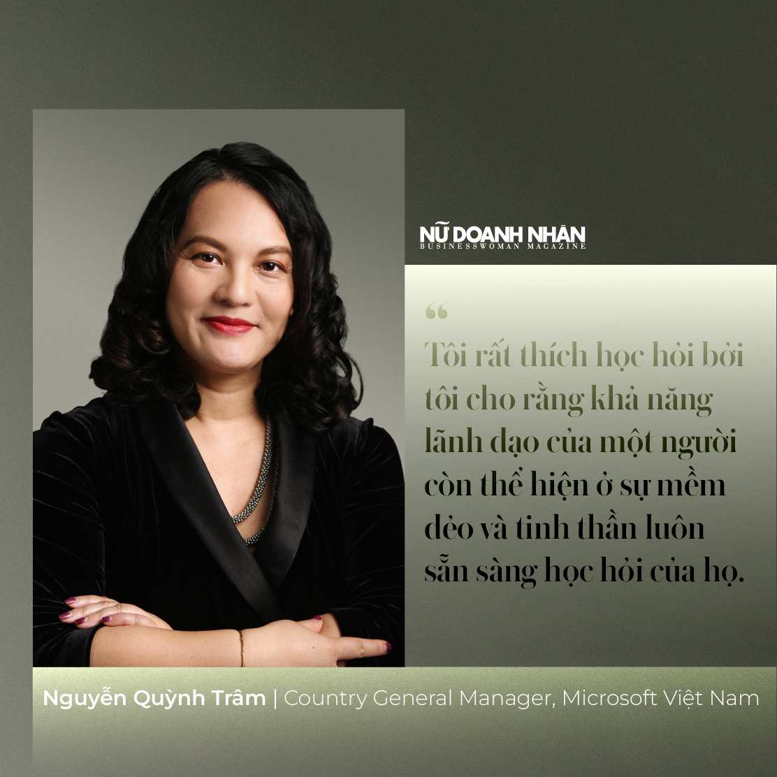 PHỎNG VẤN Country General Manager Microsoft Việt Nam nữ doanh nhân Nguyễn Quỳnh Trâm