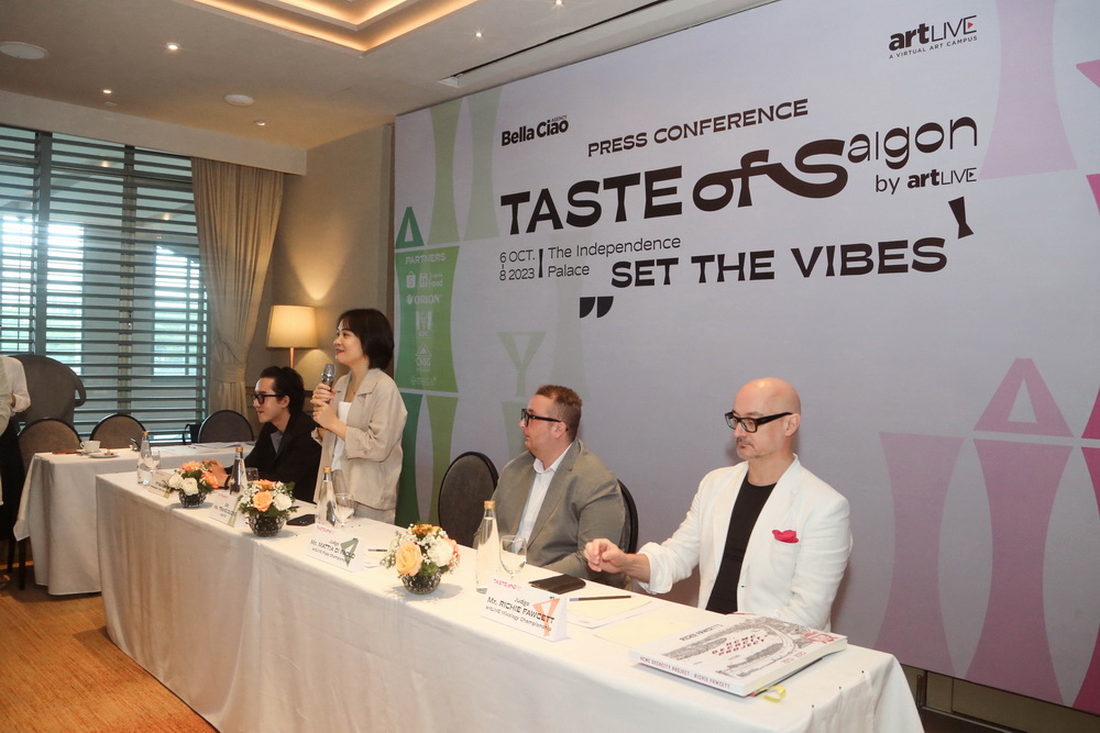 Họp báo công bố sự kiện Taste of Saigon by artLIVE 