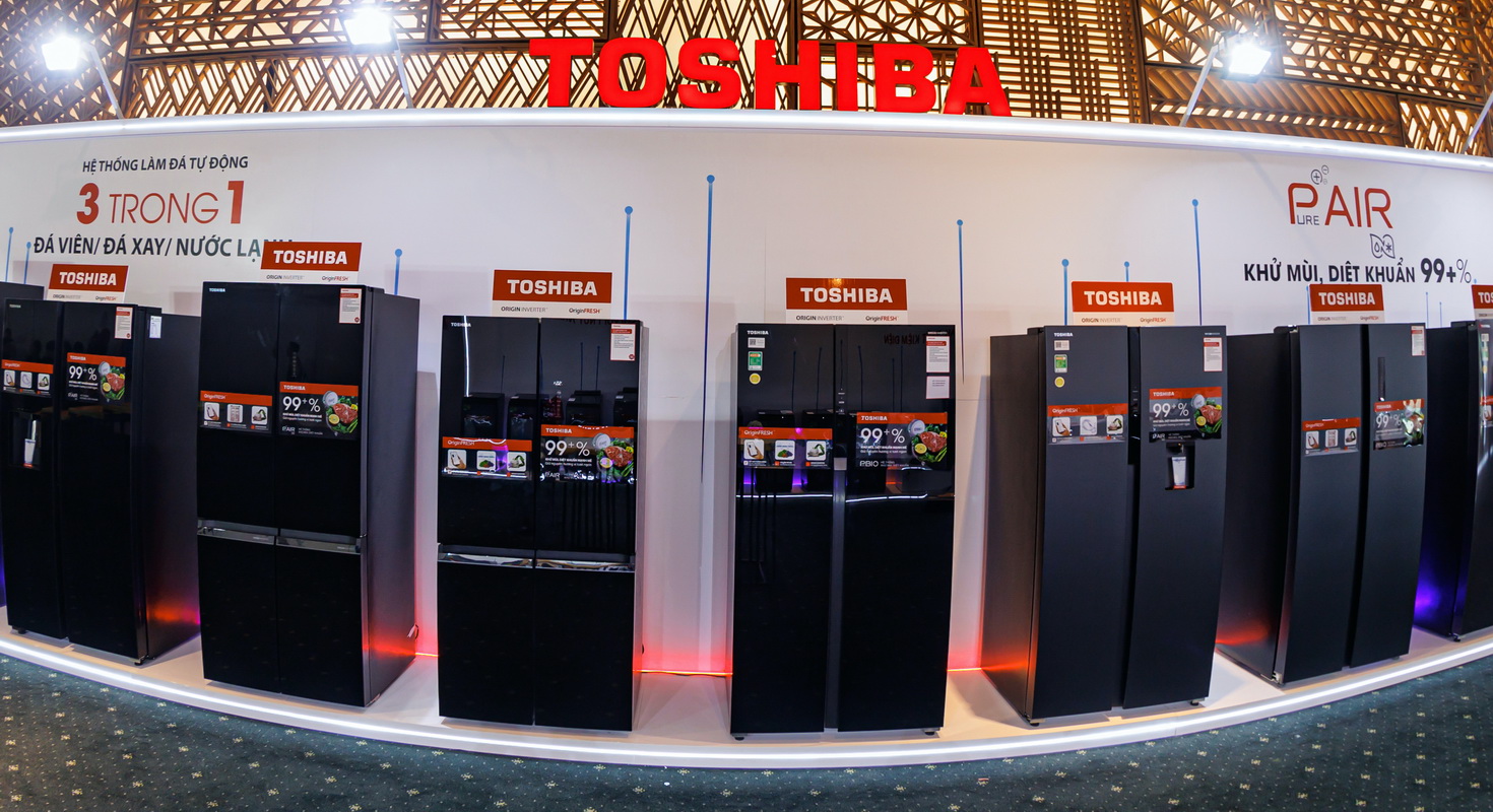 Toshiba Việt Nam ra mắt thế hệ tủ lạnh và máy giặt mới