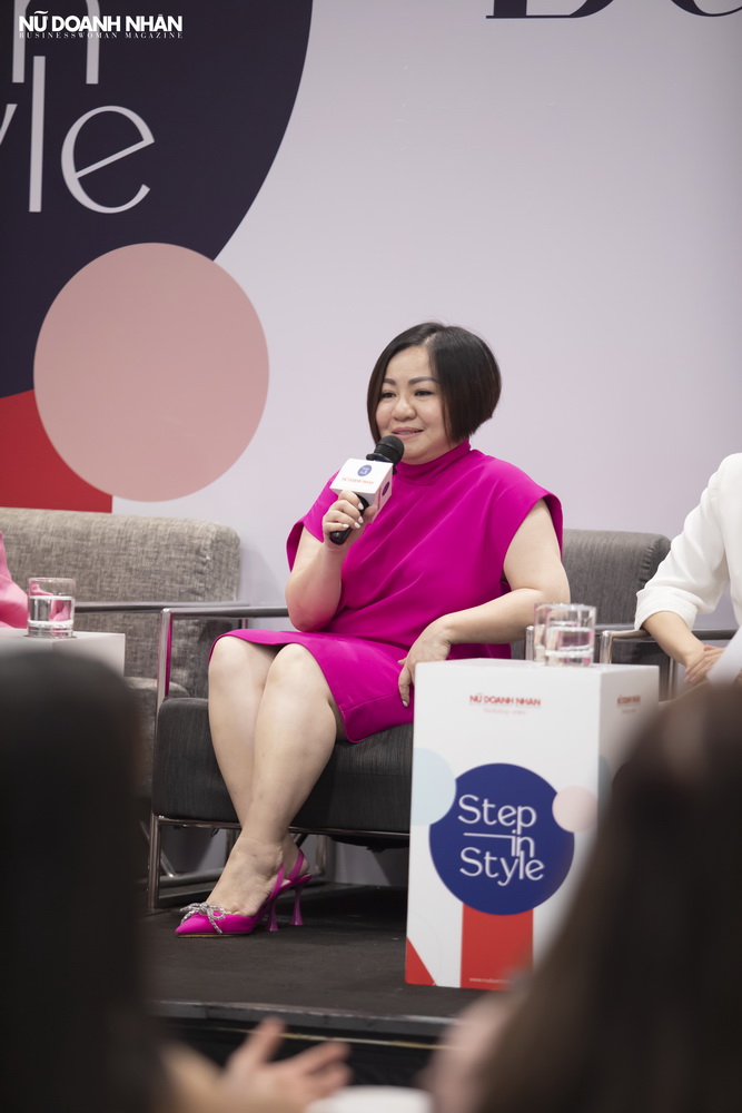 CEO Trang Lê kết thúc phần chia sẻ với nhận định "Phụ nữ hãy tin mình luôn đẹp"
