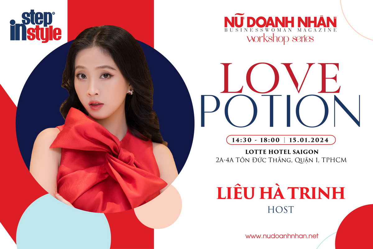 Liêu Hà Trinh là người dẫn chuyện cho workshop Love Potion 2024 do Step in Style tổ chức