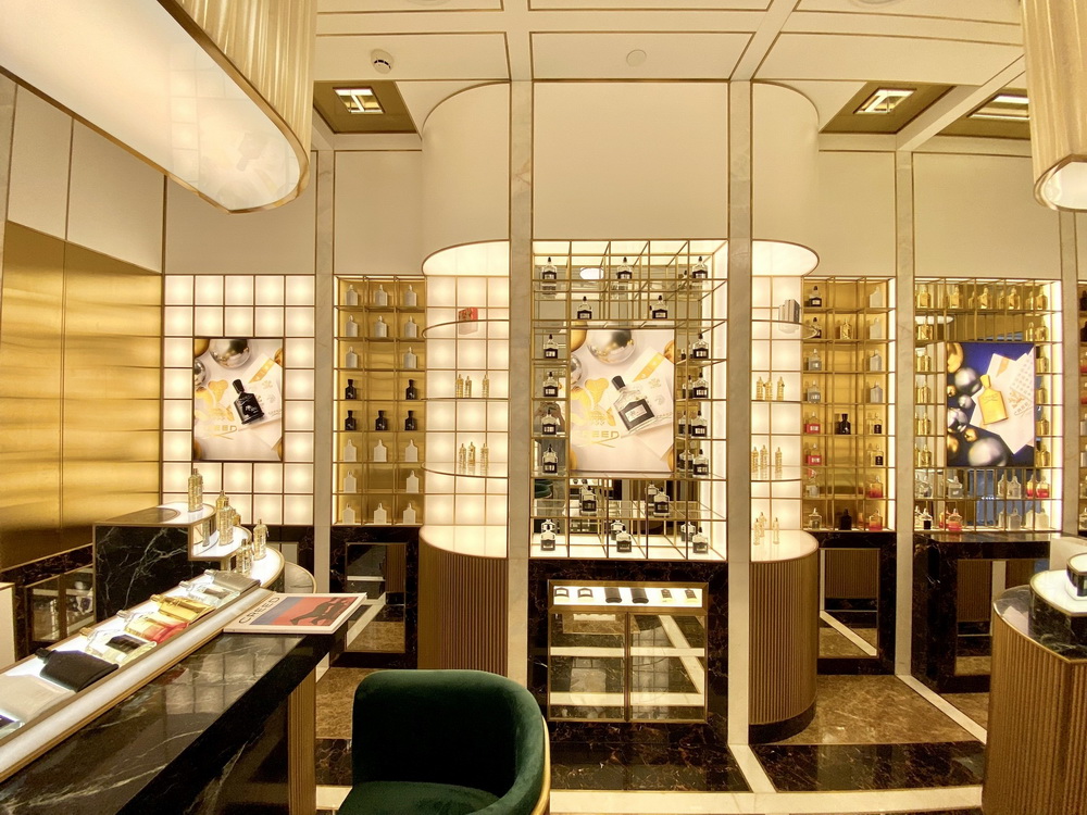 Không gian trải nghiệm hương thơm hoàng gia tại cửa hàng Creed – Vincom Bà Triệu