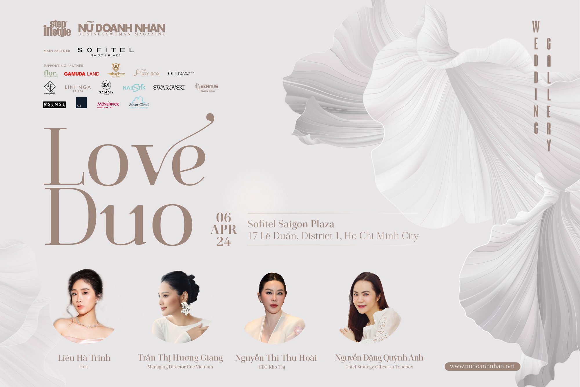 Host Liêu Hà Trinh cùng các khách mời đặc biệt sẽ mang đến nhiều câu chuyện thú vị về ngày cưới tại talkshow Love Duo