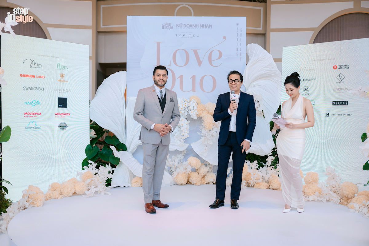  Ông Nguyễn Công Minh, CEO Tạp chí Nữ Doanh Nhân chia sẻ khai mạc Wedding Gallery: Love Duo