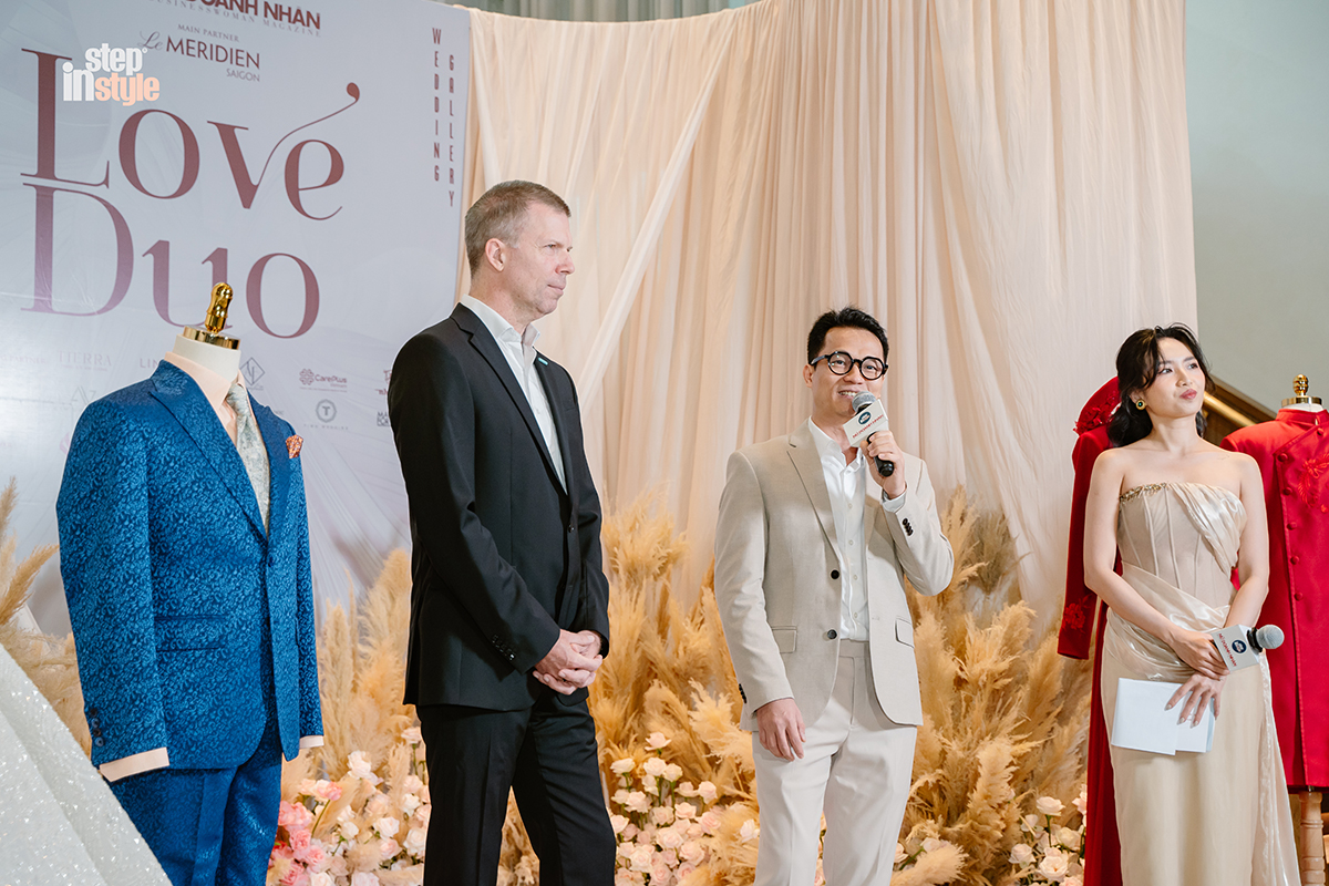 Ông Nguyễn Công Minh, CEO Tạp chí Nữ Doanh Nhân chia sẻ khai mạc Wedding Gallery: Love Duo