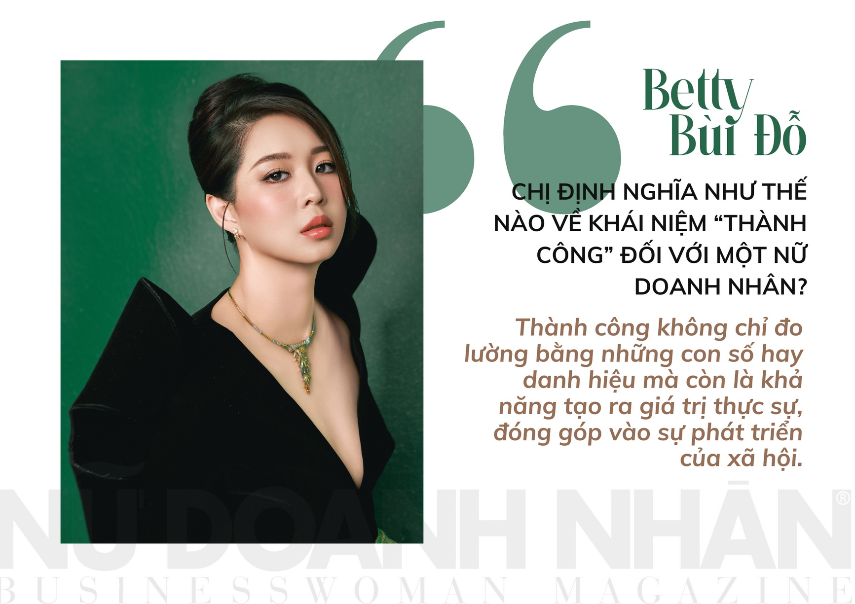 phỏng vấn nữ doanh nhân Betty Bùi Đỗ OI Aesthetic