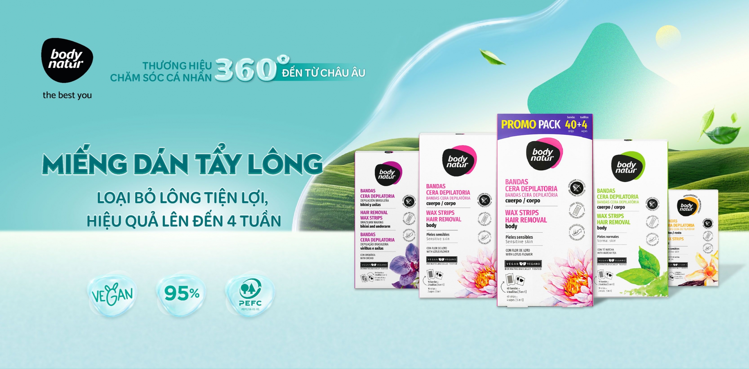 Body Natur đem đến các giải pháp chăm sóc cơ thể toàn diện