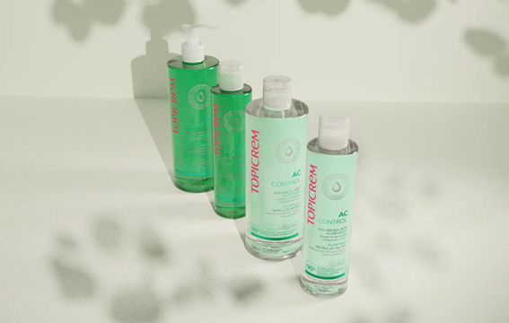 TOPICREM AC Control Purifying Micellar Water và Cleasning Gel giúp làm sạch sâu, loại bỏ bụi bẩn và điều tiết bã nhờn