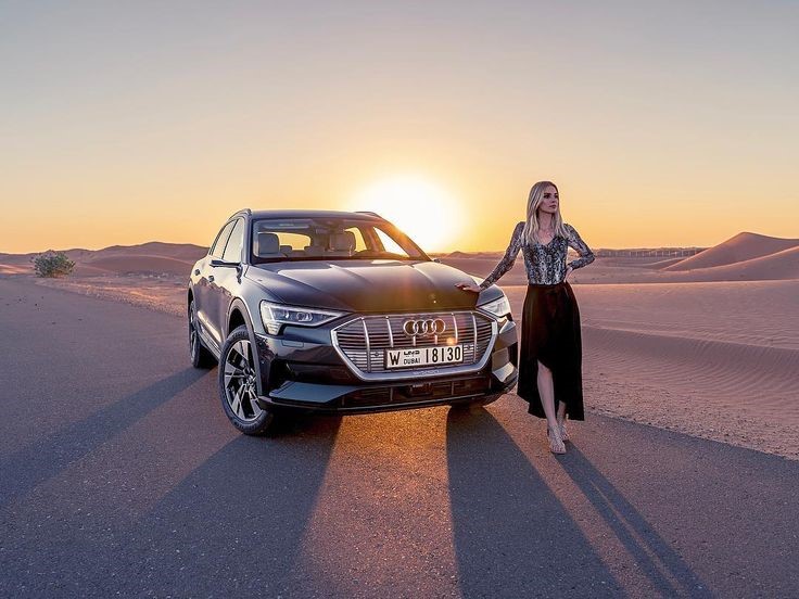 woman & cars