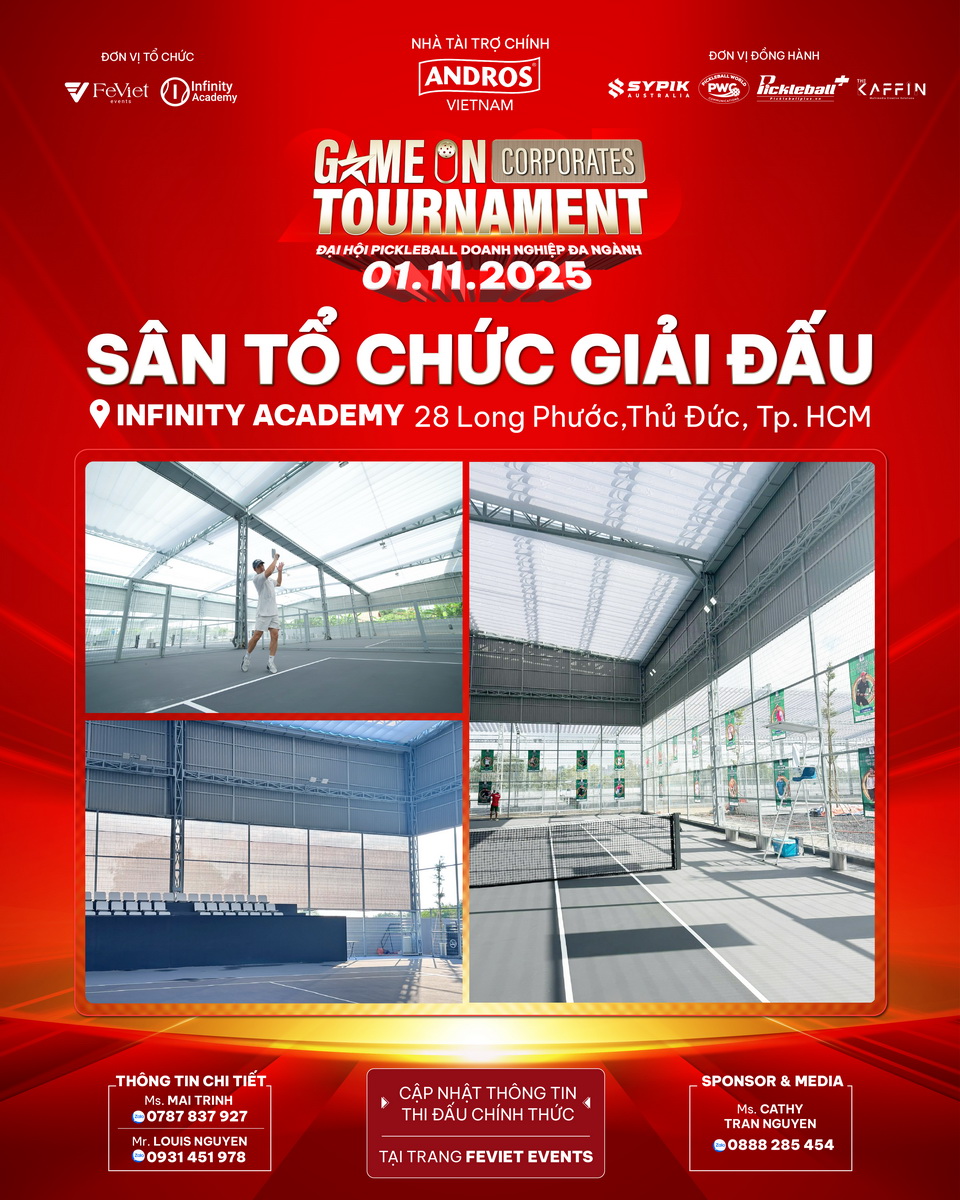 Đại hội pickleball doanh nghiệp
