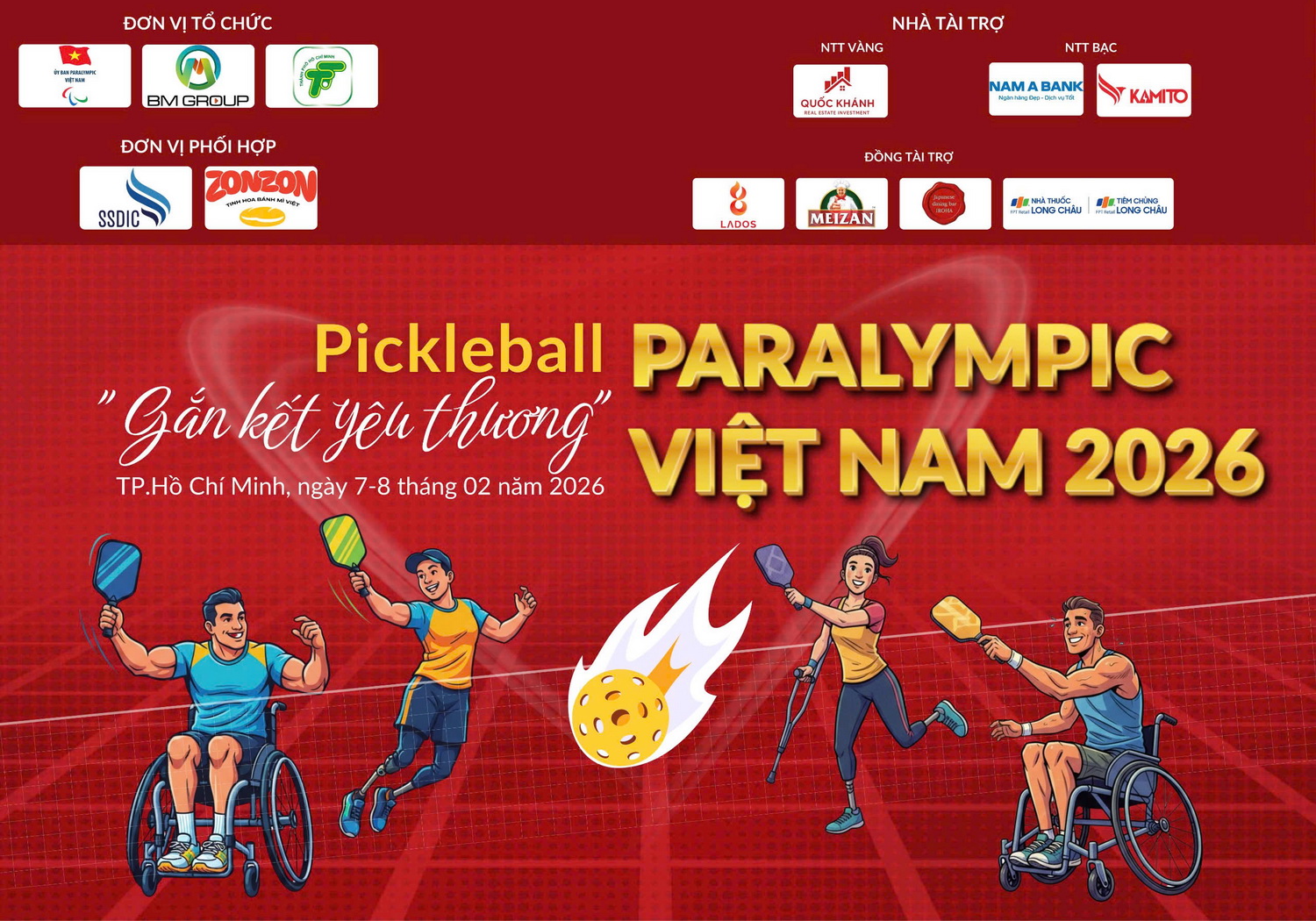Pickleball Paralympic Vietnam