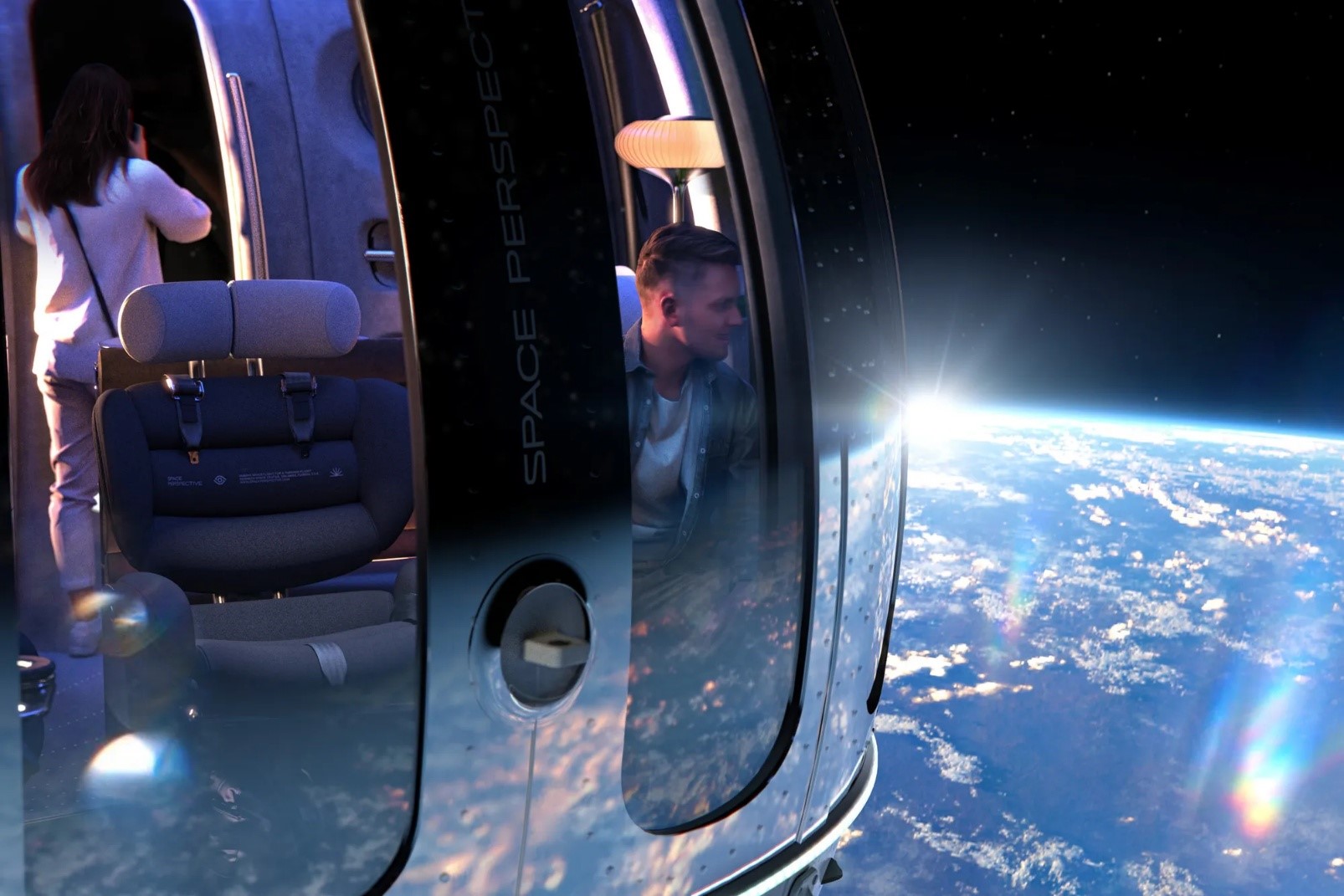 Dinner with a 360-degree view of Earth aboard Spaceship Neptune – where fine dining meets the “Overview Effect”.