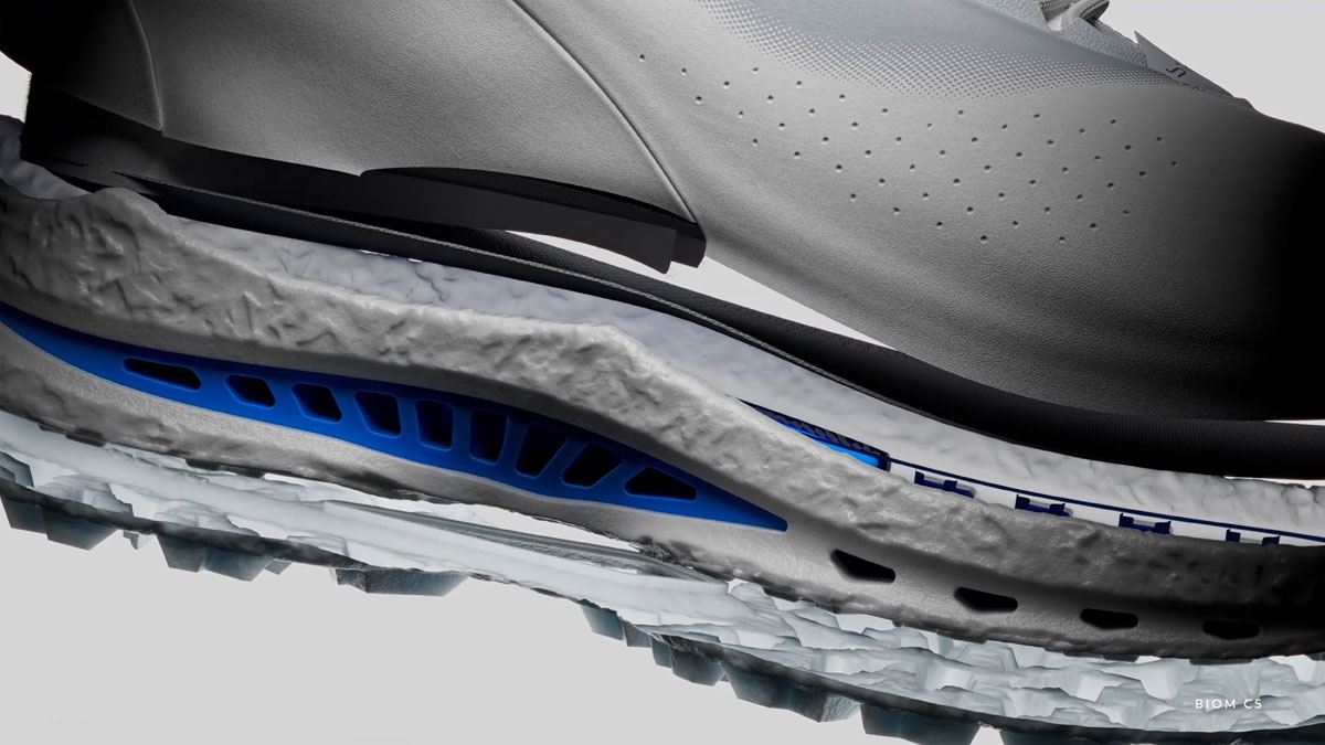 Cấu trúc đế đa tầng của ECCO BIOM C5. 