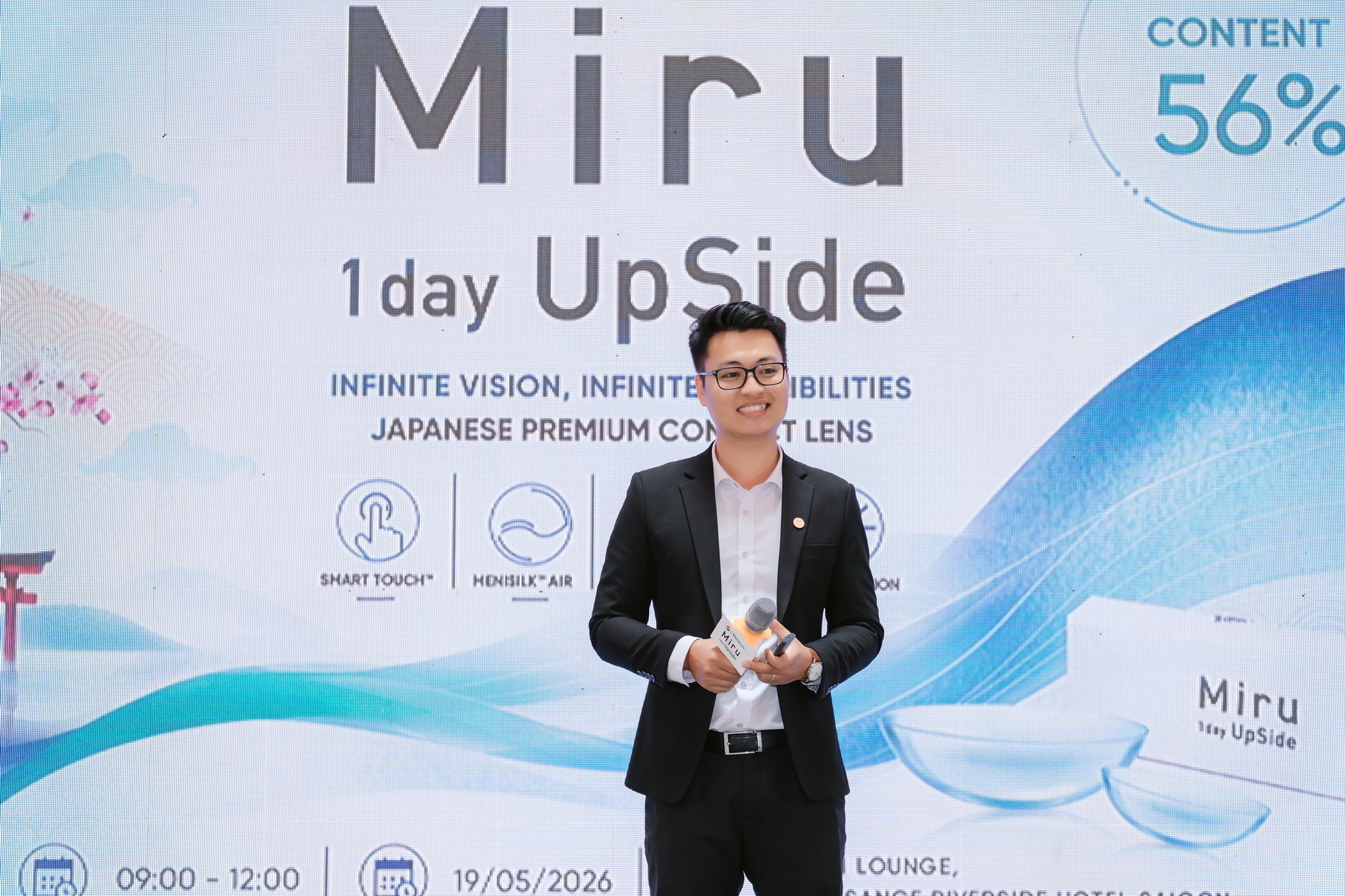 Ông Trần Duy Phước - Giám đốc công ty cổ phần ATB - Nhà phân phối độc quyền chính thức của Menicon MIRU CONTACT LENS tại Việt Nam