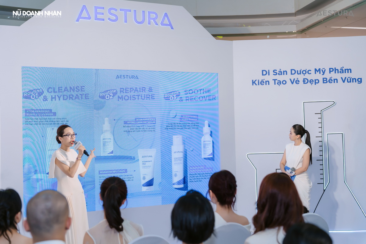 Chuyên gia da liễu Tô Lan Phương chia sẻ về routine của Aestura