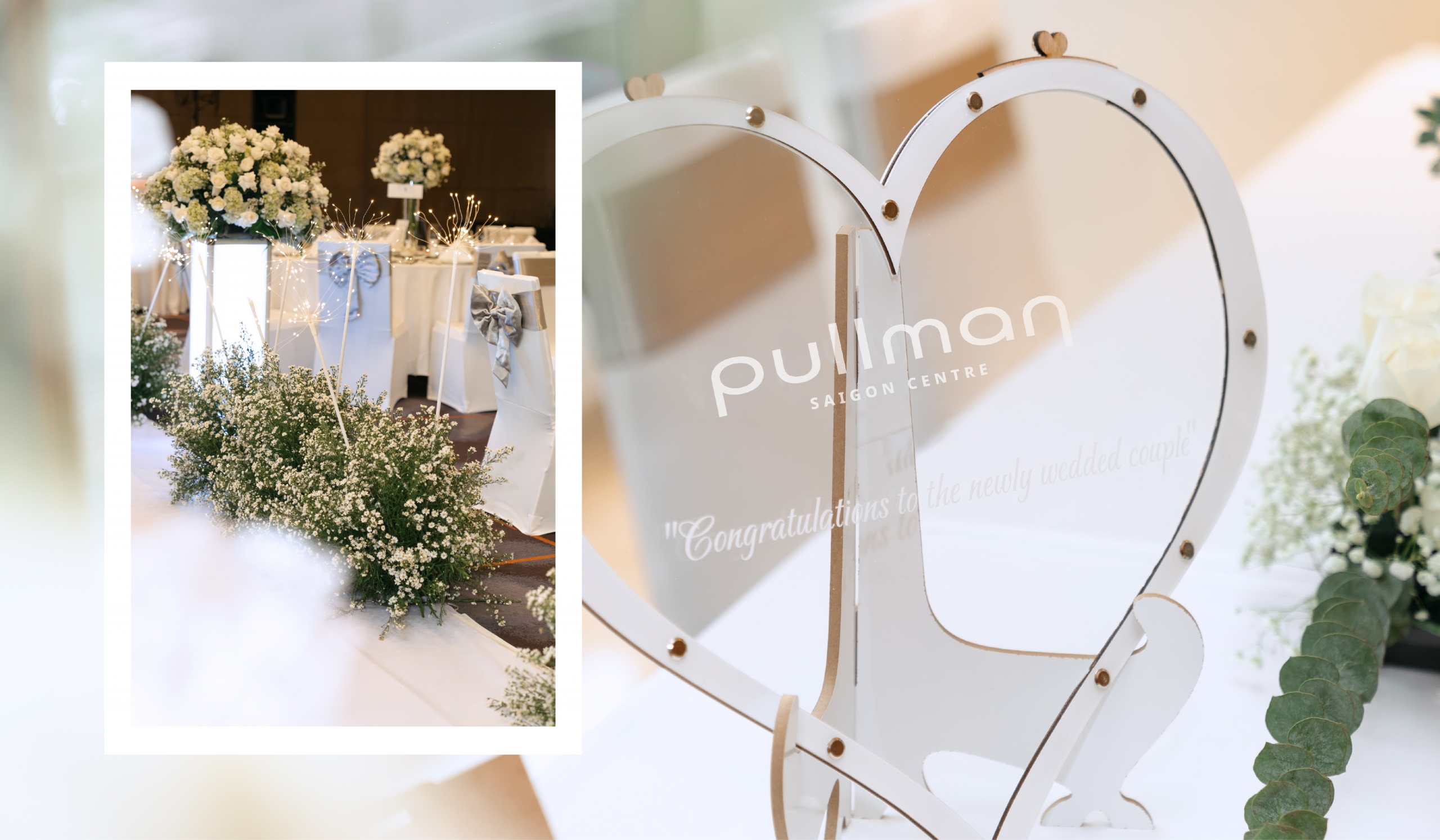 Không gian tiệc cưới tại Pullman Saigon Centre - Nơi mỗi góc nhỏ đều kể câu chuyện về hạnh phúc trọn đời.
