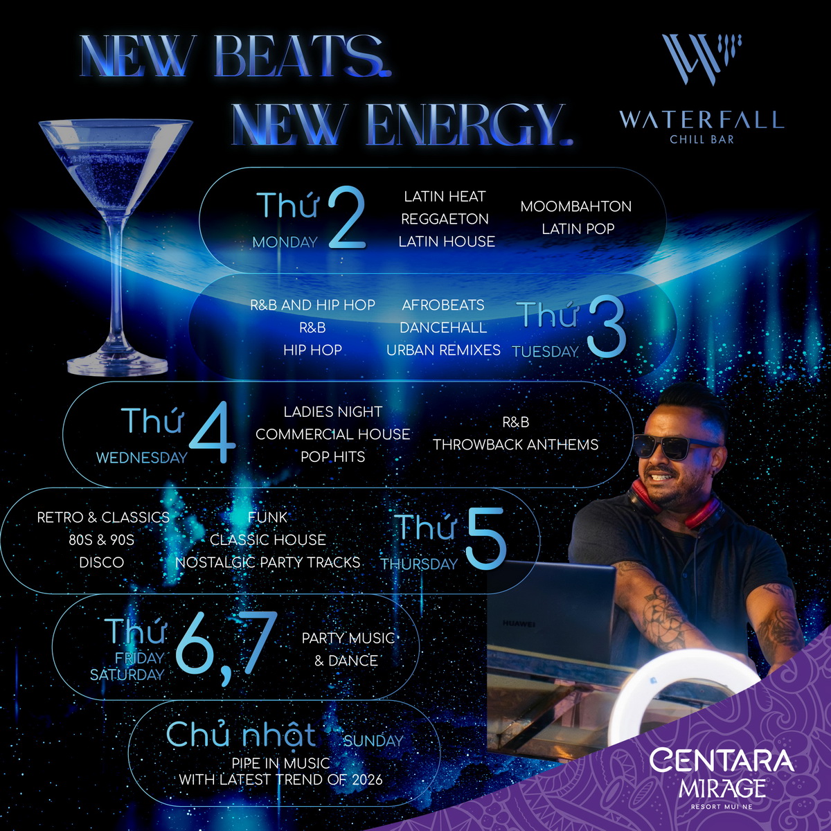 Waterfall Chill Bar