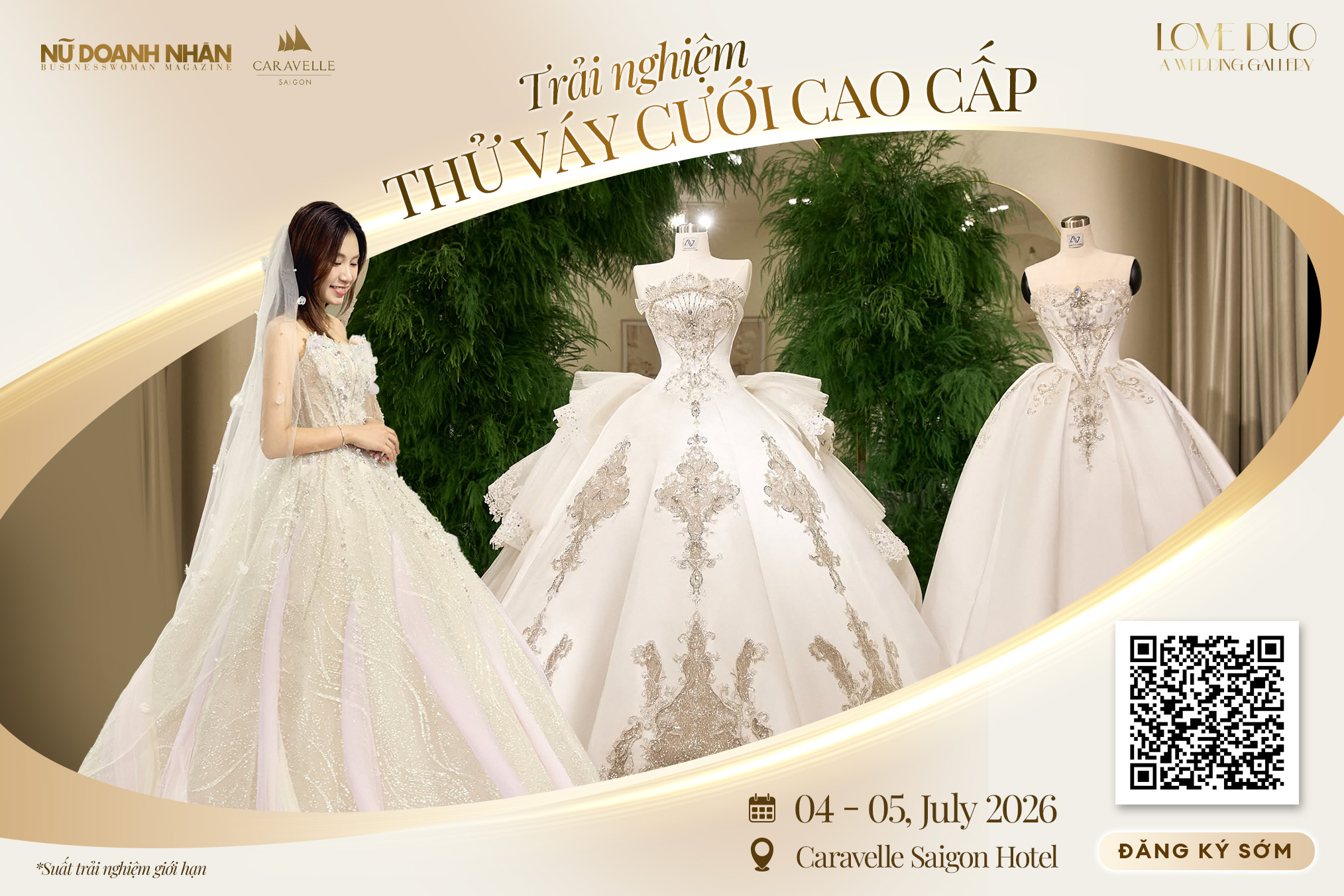 Trải nghiệm thử váy cưới