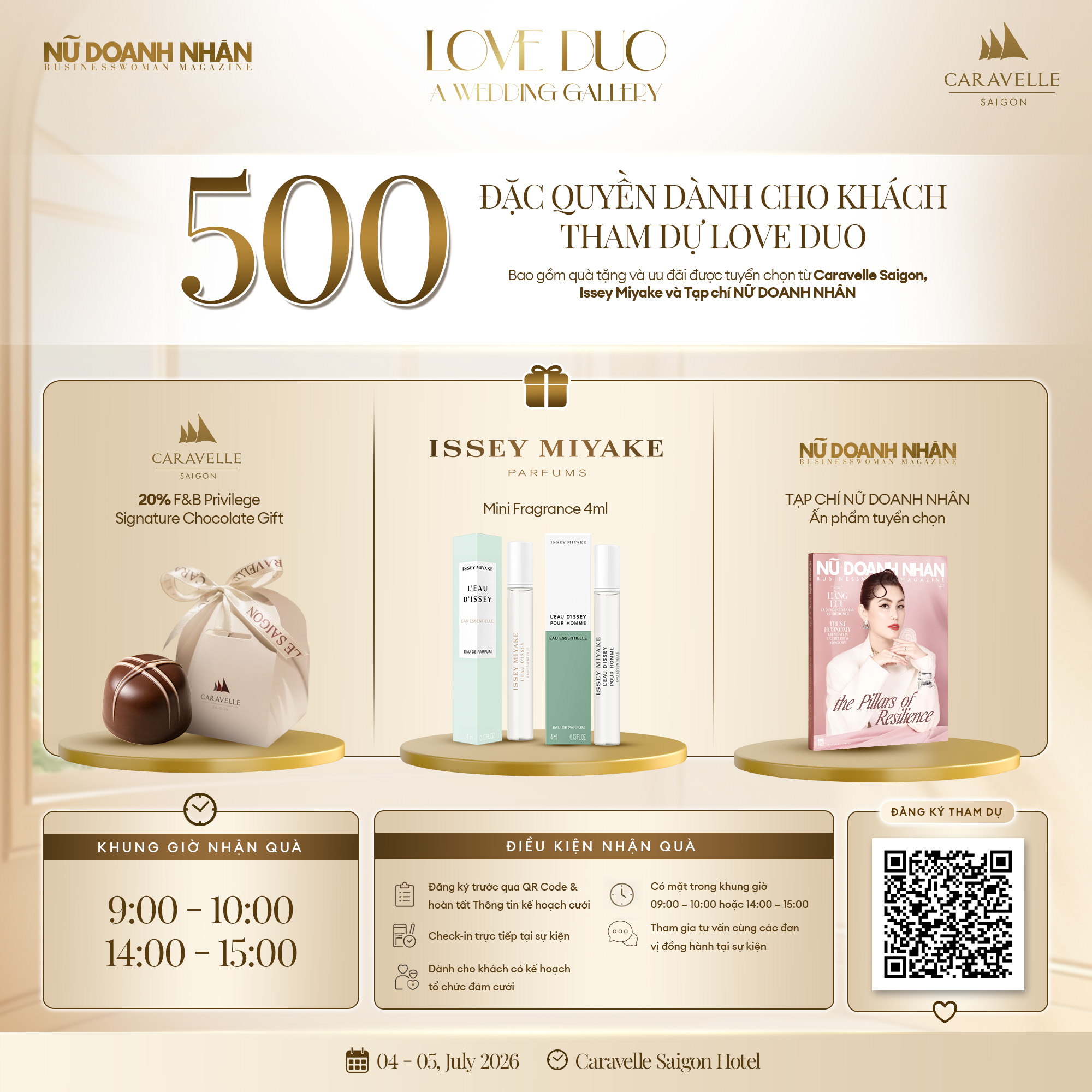 Welcome gift tại Love Duo