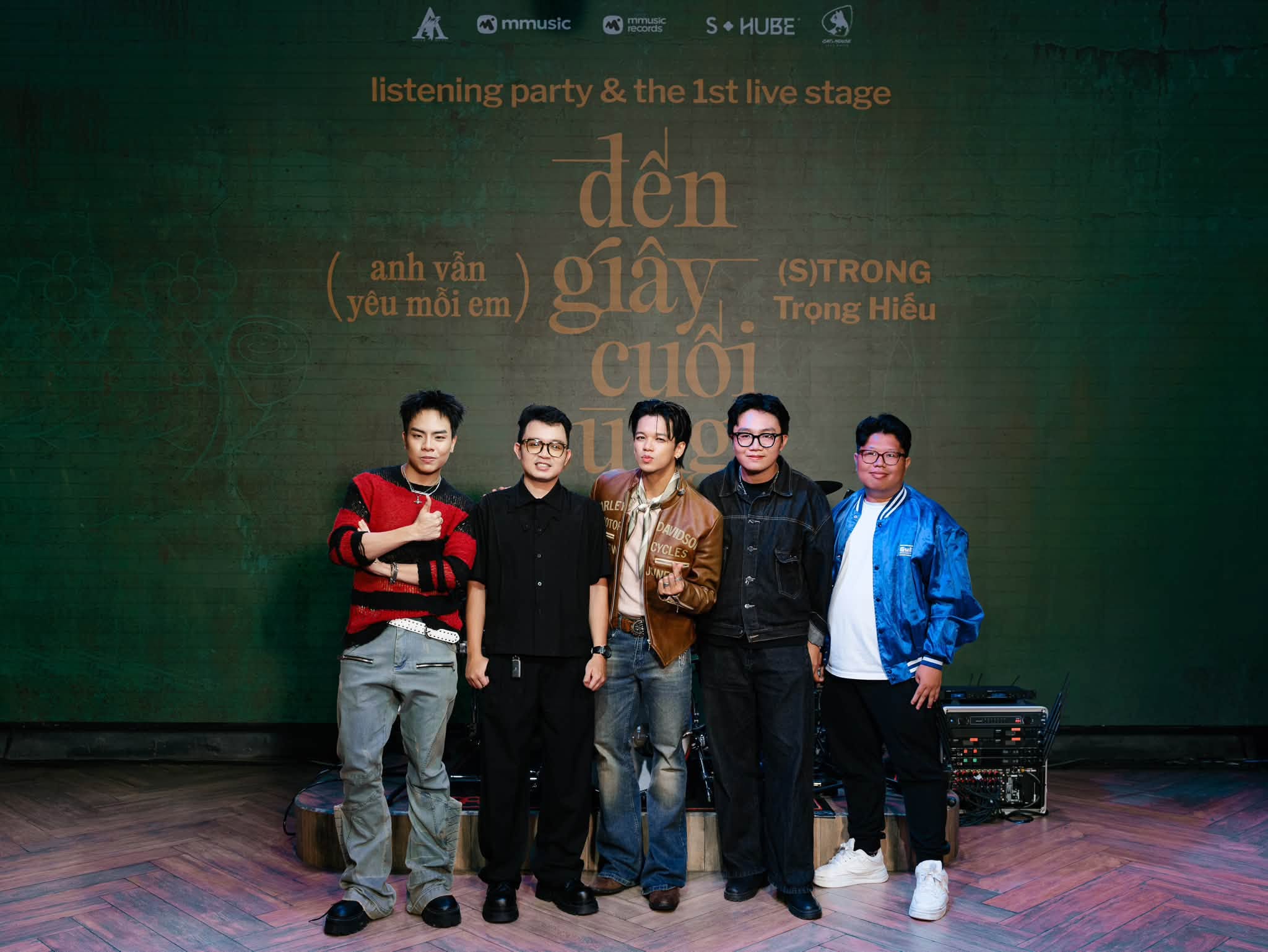 Từ trái sang: Hứa Kim Tuyền, TDK và S(TRONG) Trọng Hiếu.