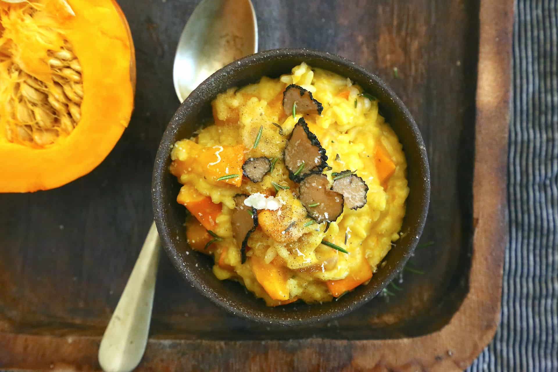 Cơm Ý Bí Đỏ & Nấm Truffle