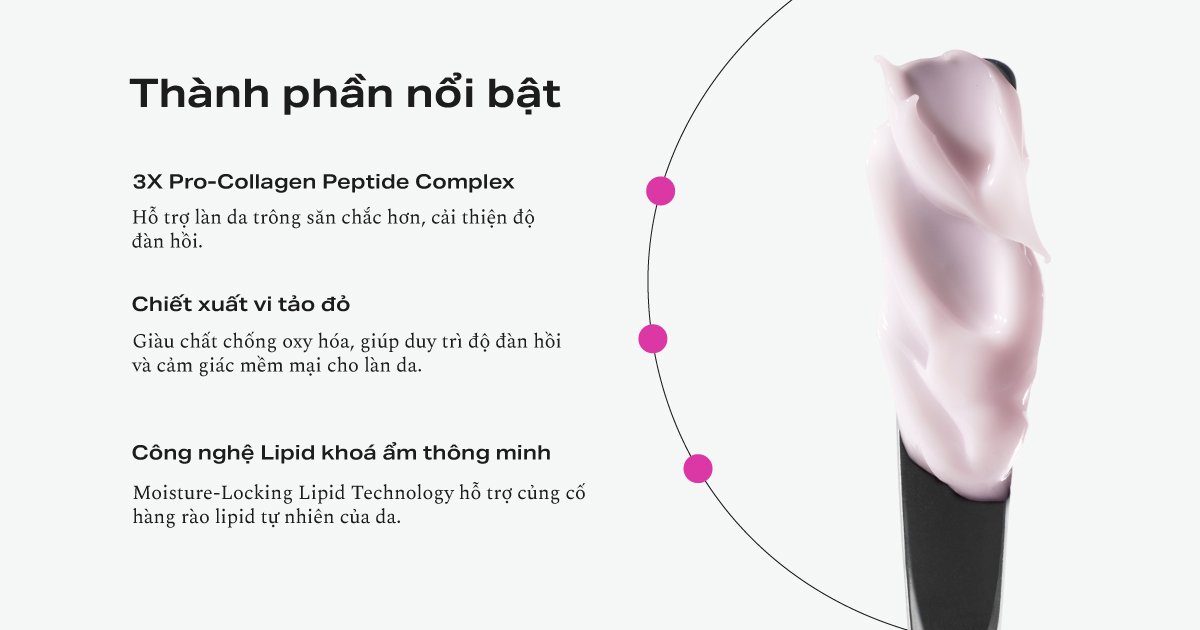 Công thức nổi bật của Pro-Collagen Peptide Plumping Intensive Moisturizer